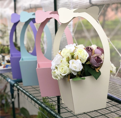 comprar Caixas de Embalagem para Buquê de Rosas Dobráveis para Floristas com Alça para Flores Frescas Personalizadas Fabricação em linha