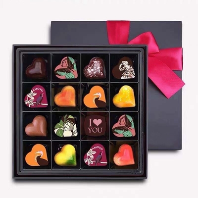 comprar Embalaje de chocolate rígido Cajas de regalo con divisores y diseño Pantone personalizado Fabricación en línea