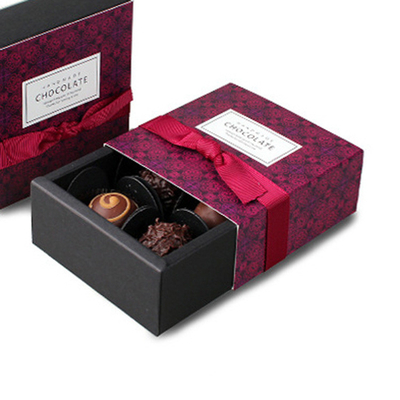 Buy Food Industry Paper Luxury Chocolate Gift Box For End Packaging Christmas Candy Gift Boxes online manufacture