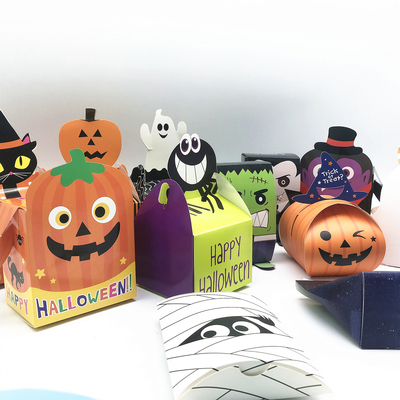 comprar Halloween Crianças Doce Bonitinho Chocolate escuro Caixa de presente Caixas de trufas Embalagem a granel Fabricação em linha