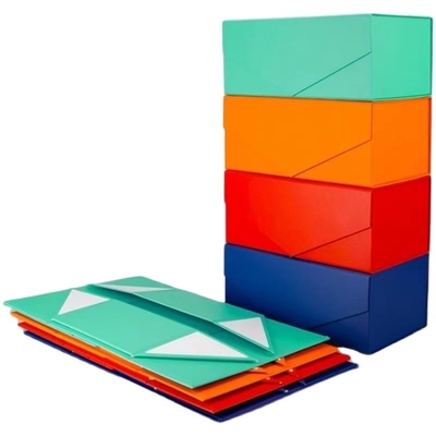 comprare Scatola pieghevole in cartone regalo riciclata CMYK con chiusura magnetica per scarpe da parrucca cosmetiche fabbricazione online
