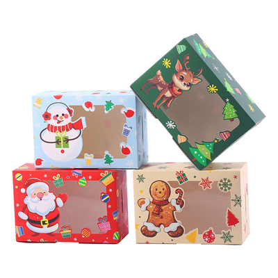 comprar Caixas de Natal Dobráveis Transparentes de Papelão Liner Serviço OEM Caixas de Presente Dobráveis Fabricação em linha