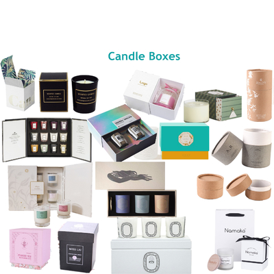 Buy Gift Scented Luxury Candle Packaging Boxes ODM Paperboard Liner In Bulk online manufacture