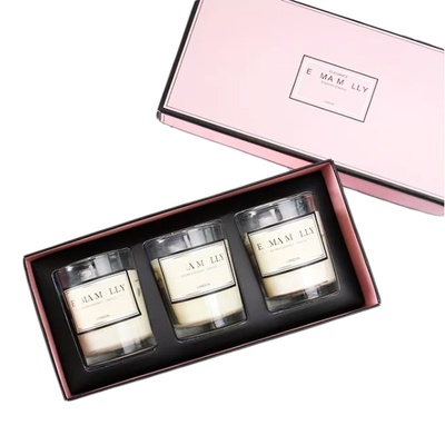 comprar Dekun 3 Unidades Rígida Perfumada Candela Personalizada Caixa de Embalagem Com Cobertura 18cmX12cmX6cm Fabricação em linha
