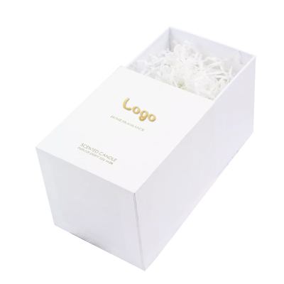 comprare 10*10*12cm Luxury Custom profumato 30cl Candle Box Tubing Packaging con logo stampato in foglio oro fabbricazione online