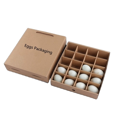 comprar 20 ovos de codorna feitos à mão Caixas de Envio Container Embalagens em Cartão Castanho Vazio bandejas Eco-friendly Fabricação em linha