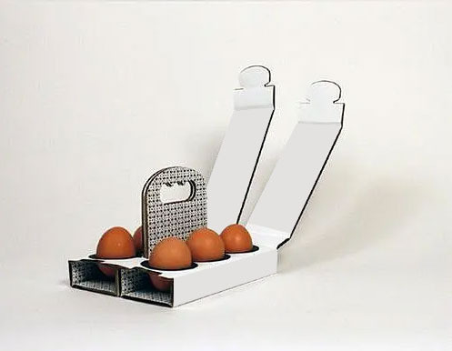 comprar Embalaje de caja de huevos con laminación mate a granel, ecológico y reciclable Fabricación en línea