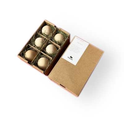 Buy Folders Custom Corrugated Cardboard Egg Paper Box Brown CMYK With Divider online manufacture