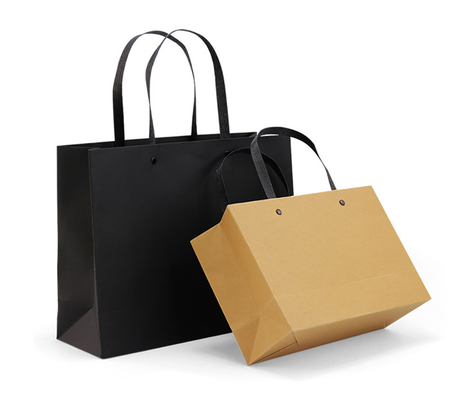 comprar Sacos de Papel Kraft a Granel para Compras, Saco de Presente em Papel com Relevo e Alças Fabricação em linha
