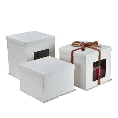 comprare Scatole per torte di compleanno artigianali in cartoncino in confezioni sfuse Scatola per imballaggio personalizzata fabbricazione online